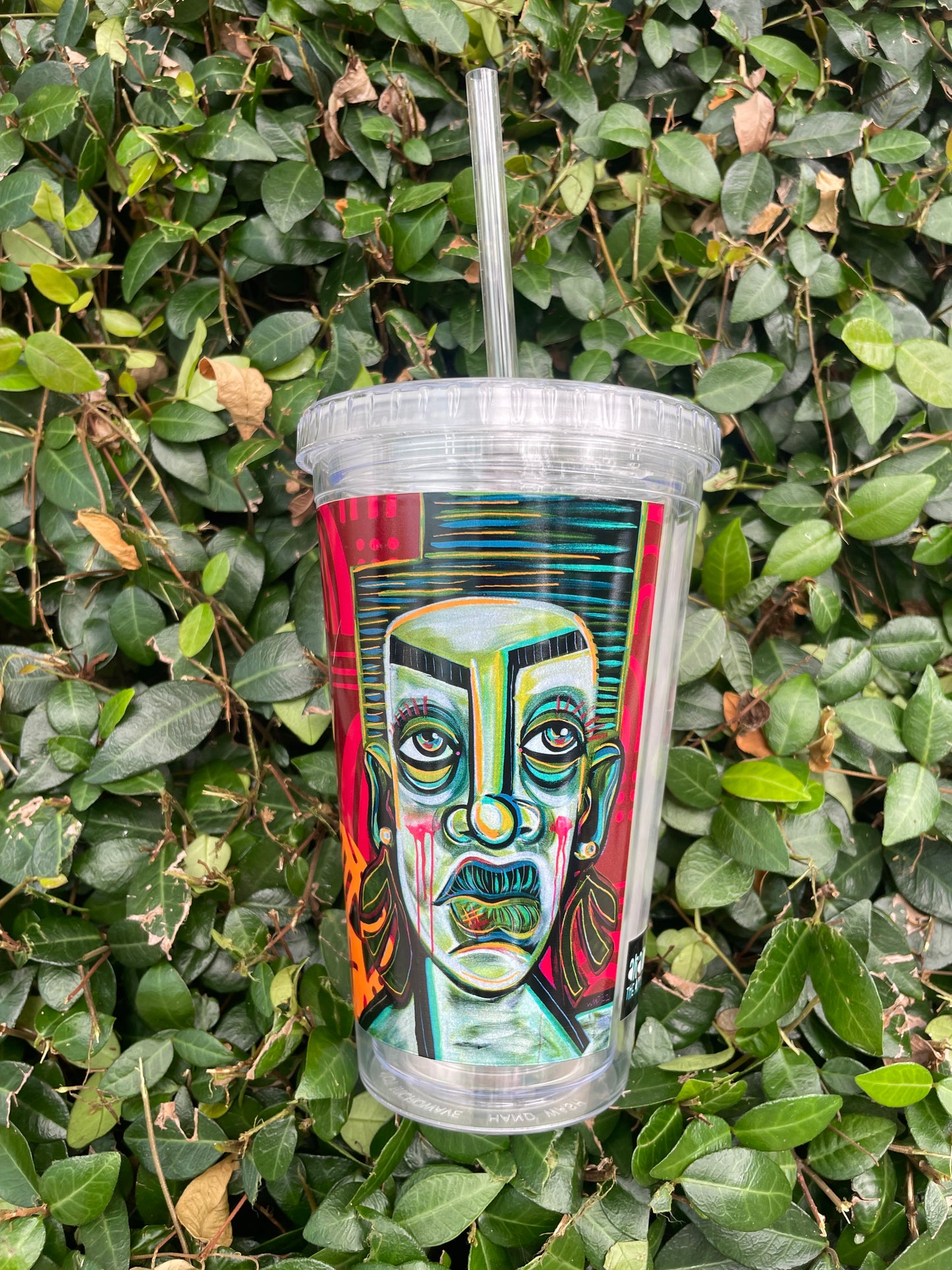 Sunset Over the Serengeti Clear plastic tumbler