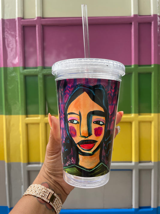 Lucinda Clear plastic tumbler