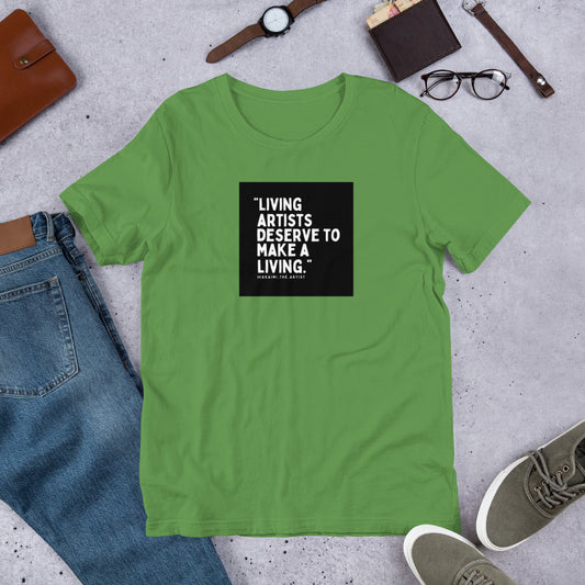 Living Artists Unisex t-shirt